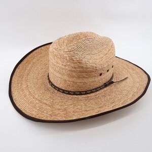 Paramount Outdoors 10X Straw Cowboy Western ROdeo Hat Natural‎ Tan Mens OSFM